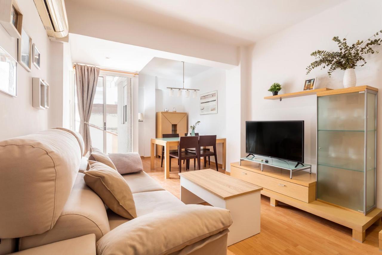 Apartmán Precioso Piso Moderno: Terraza, A/C, Netflix, Wifi Valencie Exteriér fotografie