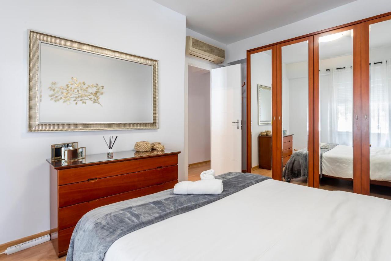 Apartmán Precioso Piso Moderno: Terraza, A/C, Netflix, Wifi Valencie Exteriér fotografie